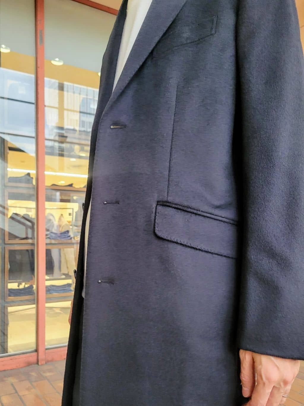 piroyaさんの「TAKEO KIKUCHI｜ウールカシミヤブレンド チェスターコート」を使ったコーディネート