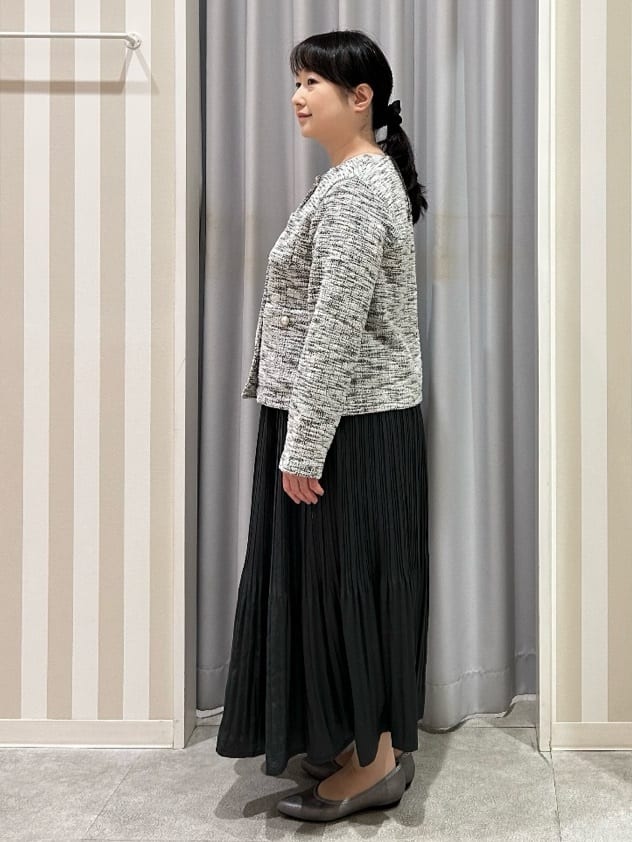vanseさんの「SHOO･LA･RUE｜◆カットツイードジャケット」を使ったコーディネート