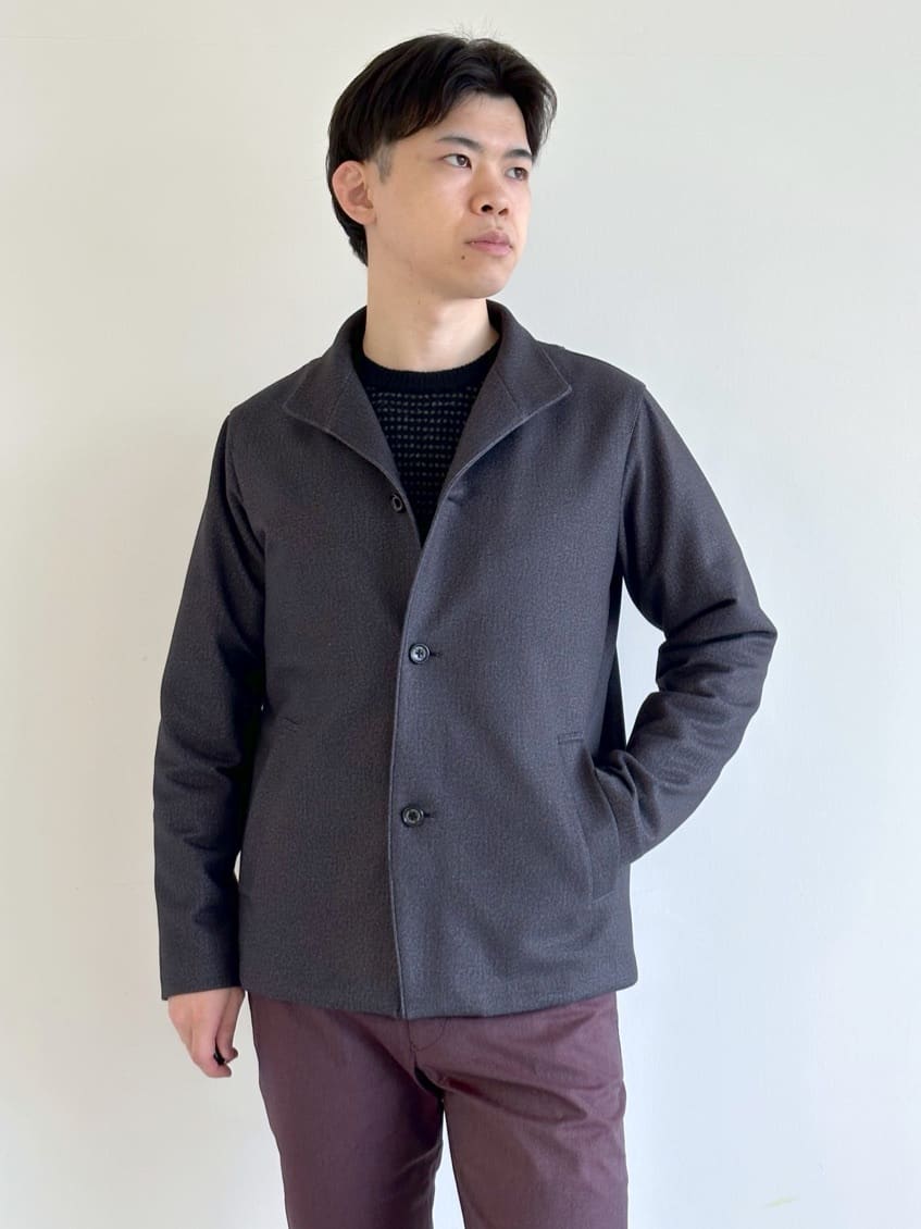 イッシーさんの「TAKEO KIKUCHI｜【DOWN FABRIC】ダウンファブリック スタンドカラーブルゾン」を使ったコーディネート