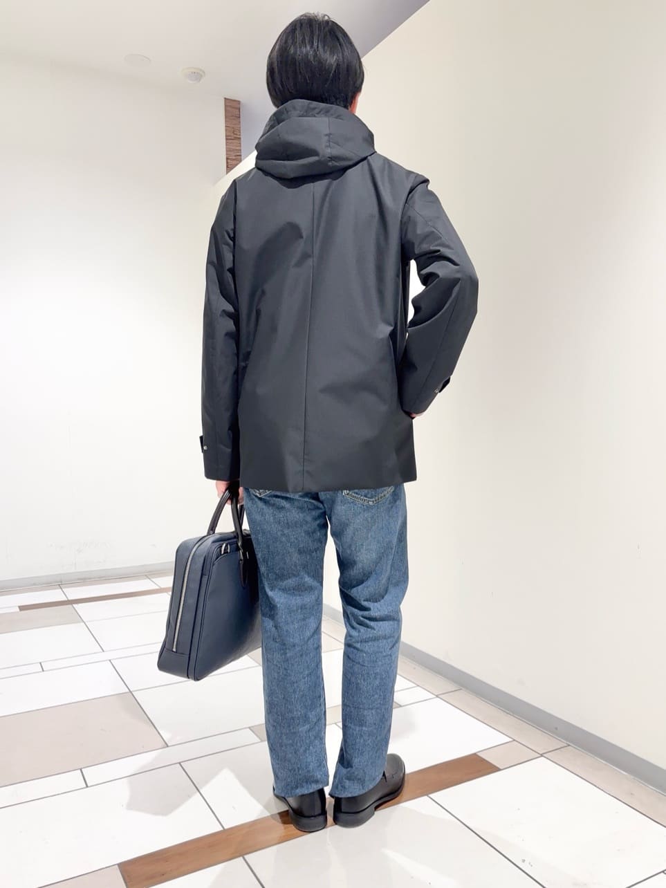 及川さんの「TAKEO KIKUCHI｜◆【ライトアウター】ドビー エレクティブ シェルブルゾン」を使ったコーディネート