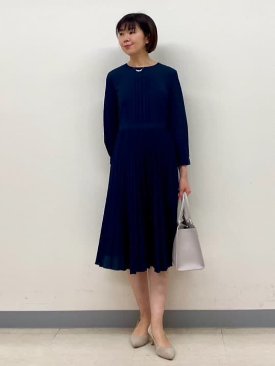 まいこさんの「INDIVI｜◆【洗える】ストレッチツィードジャケット」を使ったコーディネート