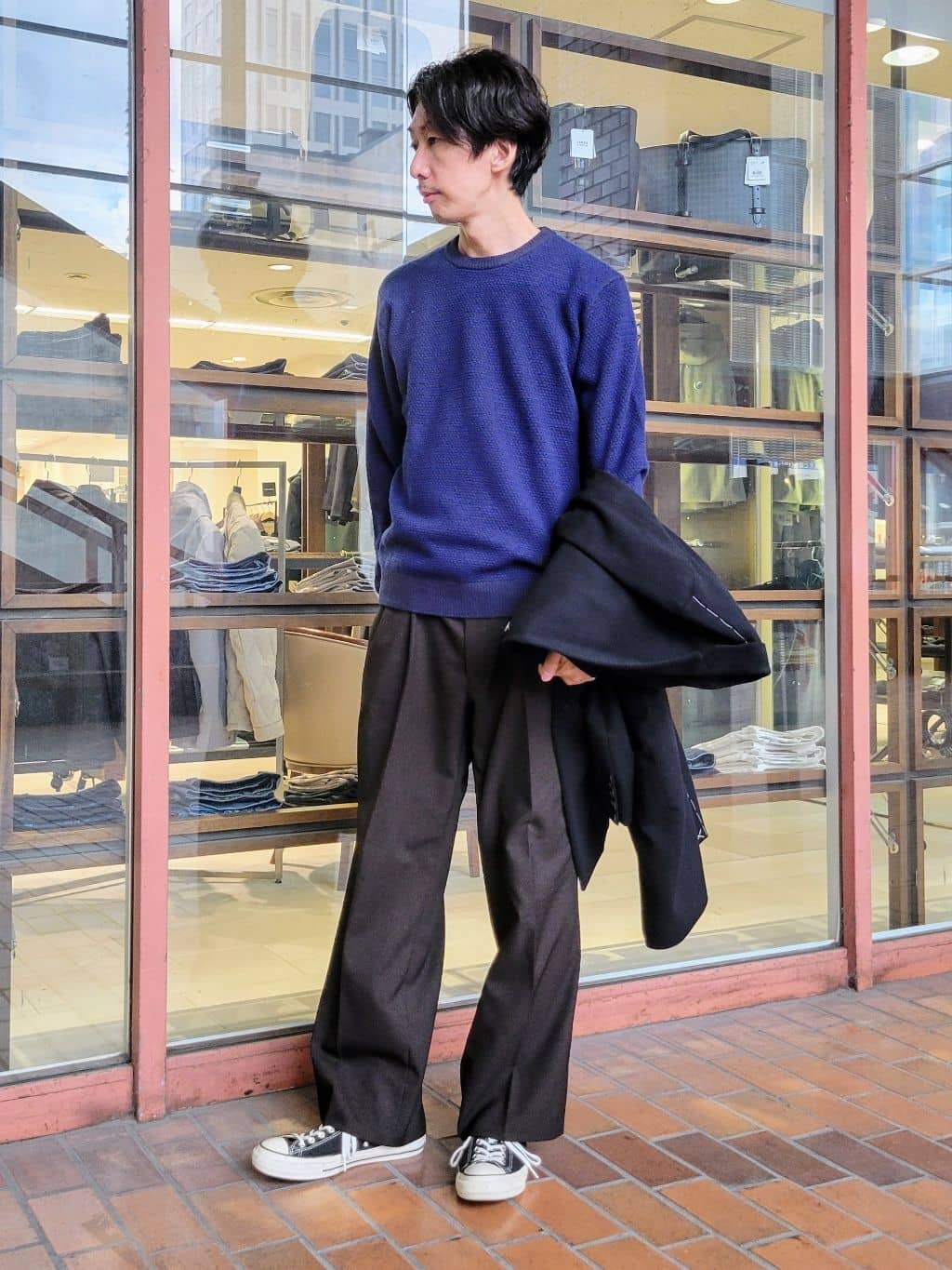 piroyaさんの「TAKEO KIKUCHI｜ウールカシミヤブレンド チェスターコート」を使ったコーディネート