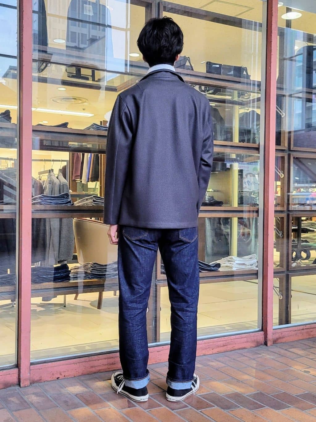 piroyaさんの「TAKEO KIKUCHI｜【DOWN FABRIC】ダウンファブリック スタンドカラーブルゾン」を使ったコーディネート