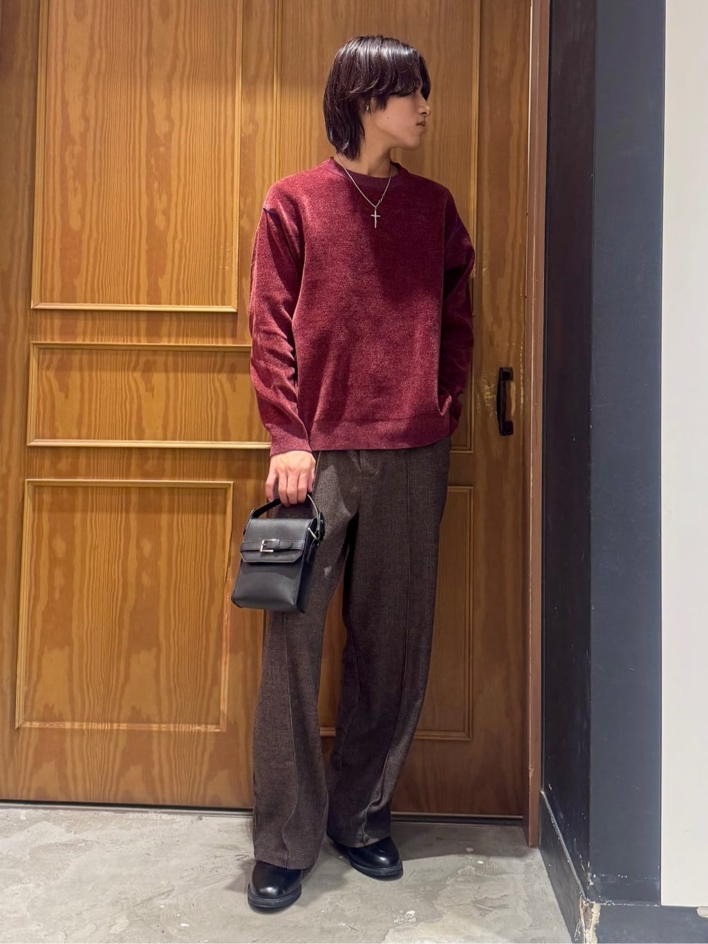 こーたさんの「THE SHOP TK｜◆ショルダーベルト付きミニハンドルバッグ 2WAY／ユニセックス」を使ったコーディネート