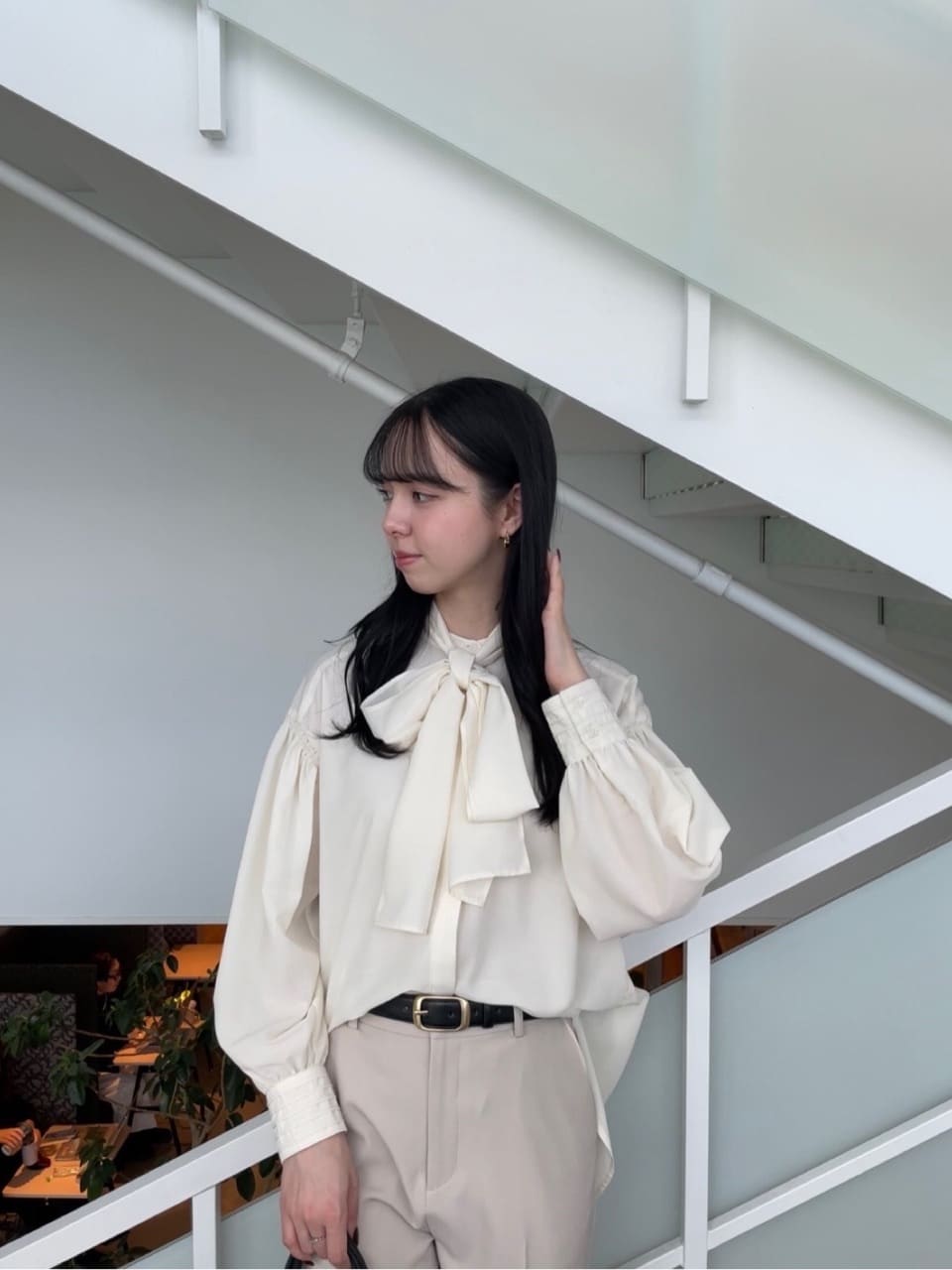 NATSUMIさんの「grove｜メタルバックル中太ベルト」を使ったコーディネート