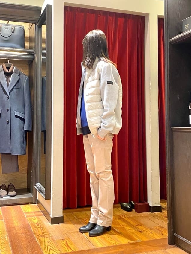 かわぴーさんの「TAKEO KIKUCHI｜【Made in JAPAN】播州織 ヘリンボン ストレート パンツ」を使ったコーディネート