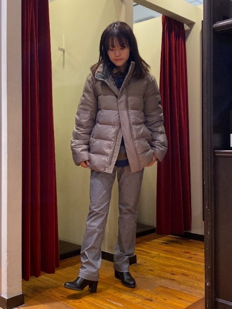 かわぴーさんの「TAKEO KIKUCHI｜【Made in JAPAN】播州織 ヘリンボン ストレート パンツ」を使ったコーディネート