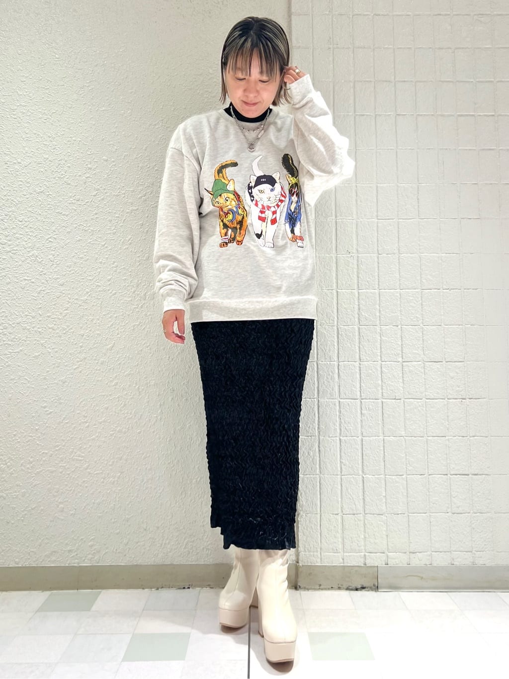 TAKAさんの「ESPERANZA｜ラク盛りショートブーツ」を使ったコーディネート