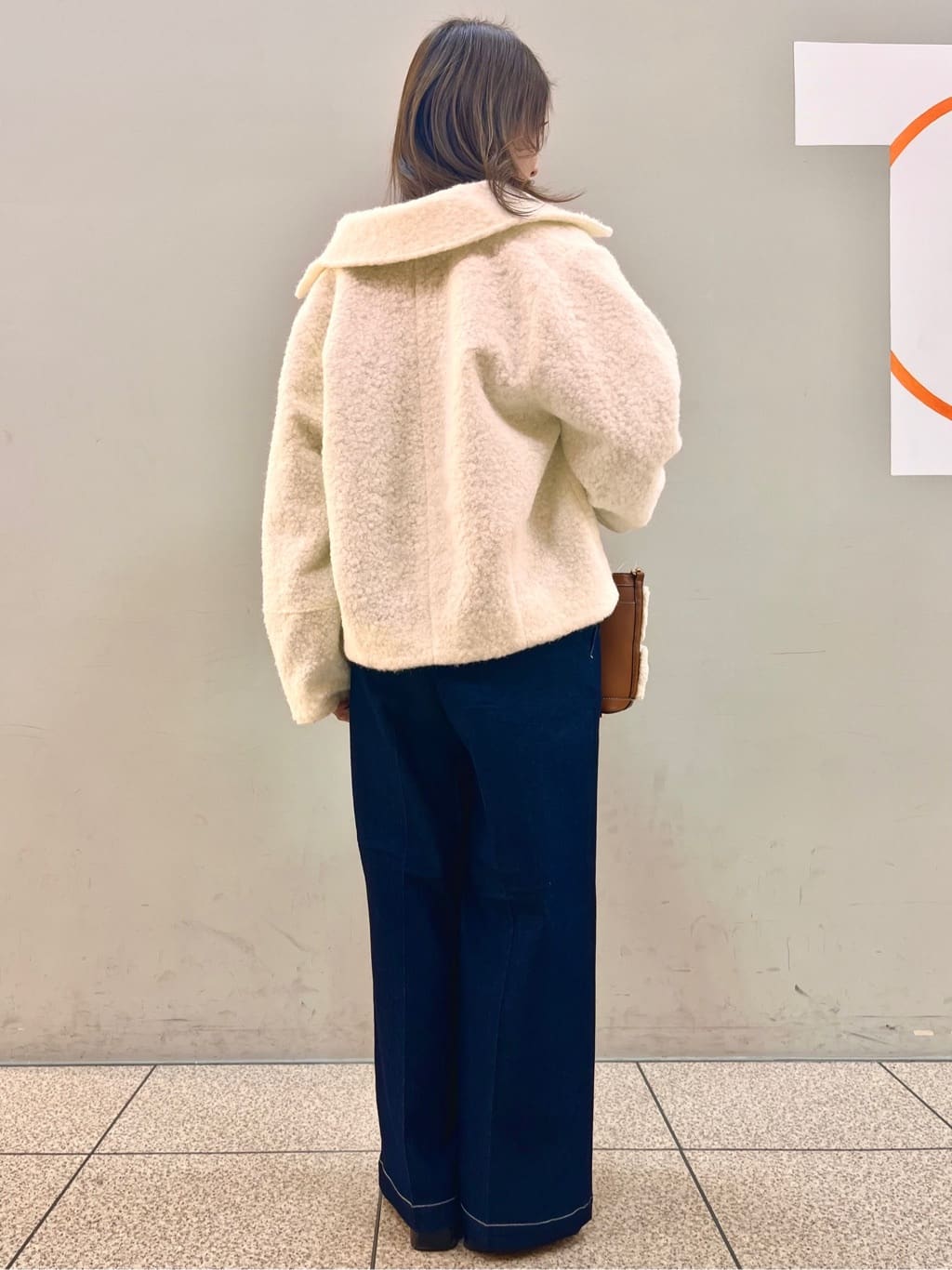 HaNeさんの「THE SHOP TK｜◆【毛玉になりにくい/蓄熱性】春色_美人ガーターニット/洗える/体形カバー」を使ったコーディネート