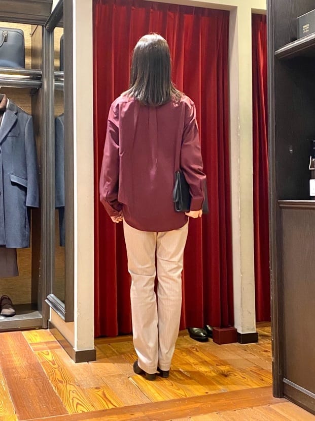 かわぴーさんの「TAKEO KIKUCHI｜【Made in JAPAN】播州織 ヘリンボン ストレート パンツ」を使ったコーディネート