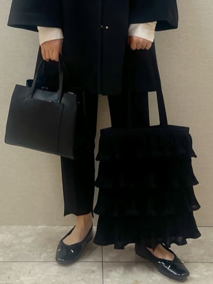 chiakiさんの「OPAQUE.CLIP｜◆《STORY掲載》ボウタイシャツブラウス／通勤・セレモニー対応【洗濯機洗い可】」を使ったコーディネート