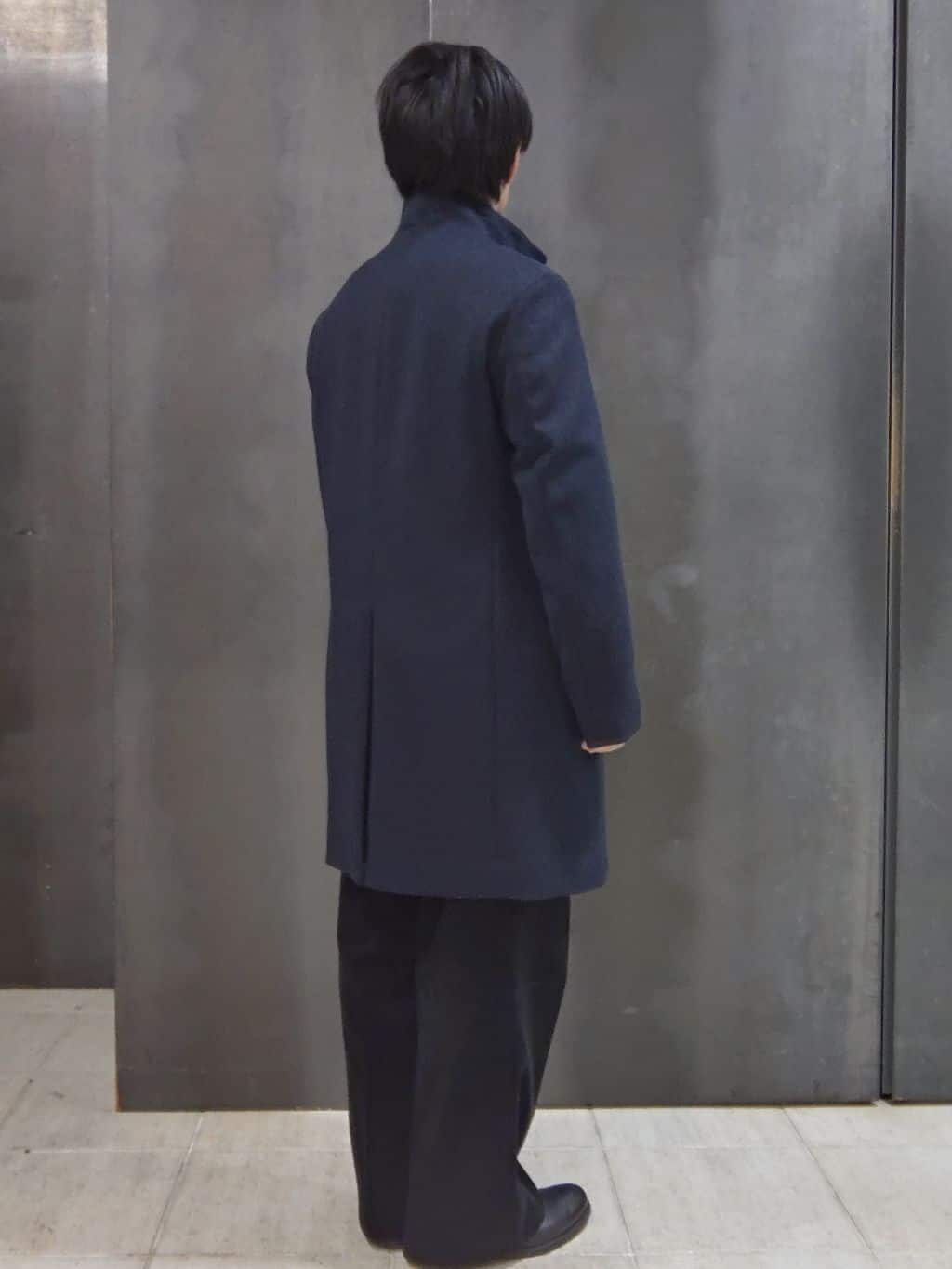 shiominさんの「TAKEO KIKUCHI｜【ウールカシミヤブレンド】ビーバー調 スタンドカラー コート」を使ったコーディネート