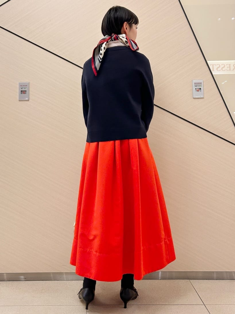OCHIAIさんの「DRESSTERIOR｜【STORY11月号掲載】レオパードシルクスカーフ」を使ったコーディネート