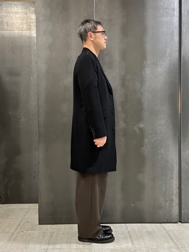 coheyさんの「TAKEO KIKUCHI｜ウールカシミヤブレンド チェスターコート」を使ったコーディネート