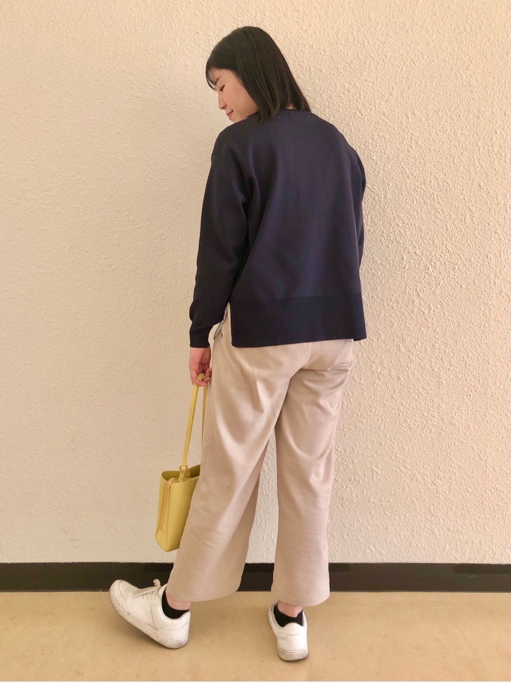 Tsuruさんの「SHOO･LA･RUE｜◆【洗える】一枚で簡単こなれ見え スポンディッシュ 裾レイヤード風ニット」を使ったコーディネート