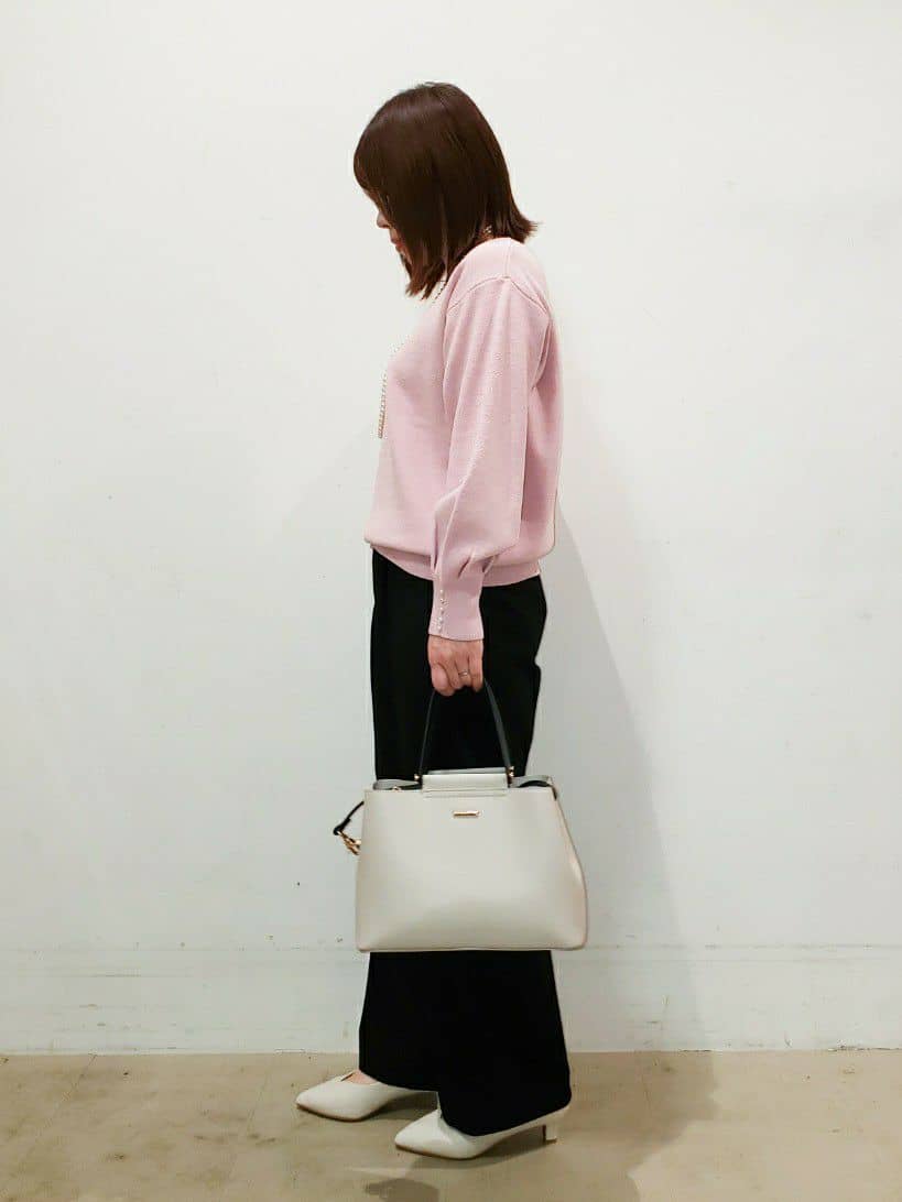 TSUCHIYAさんの「SHOO･LA･RUE｜◆【S-3L/セレモニーからデイリーまで】フリンジツイードジャケット」を使ったコーディネート