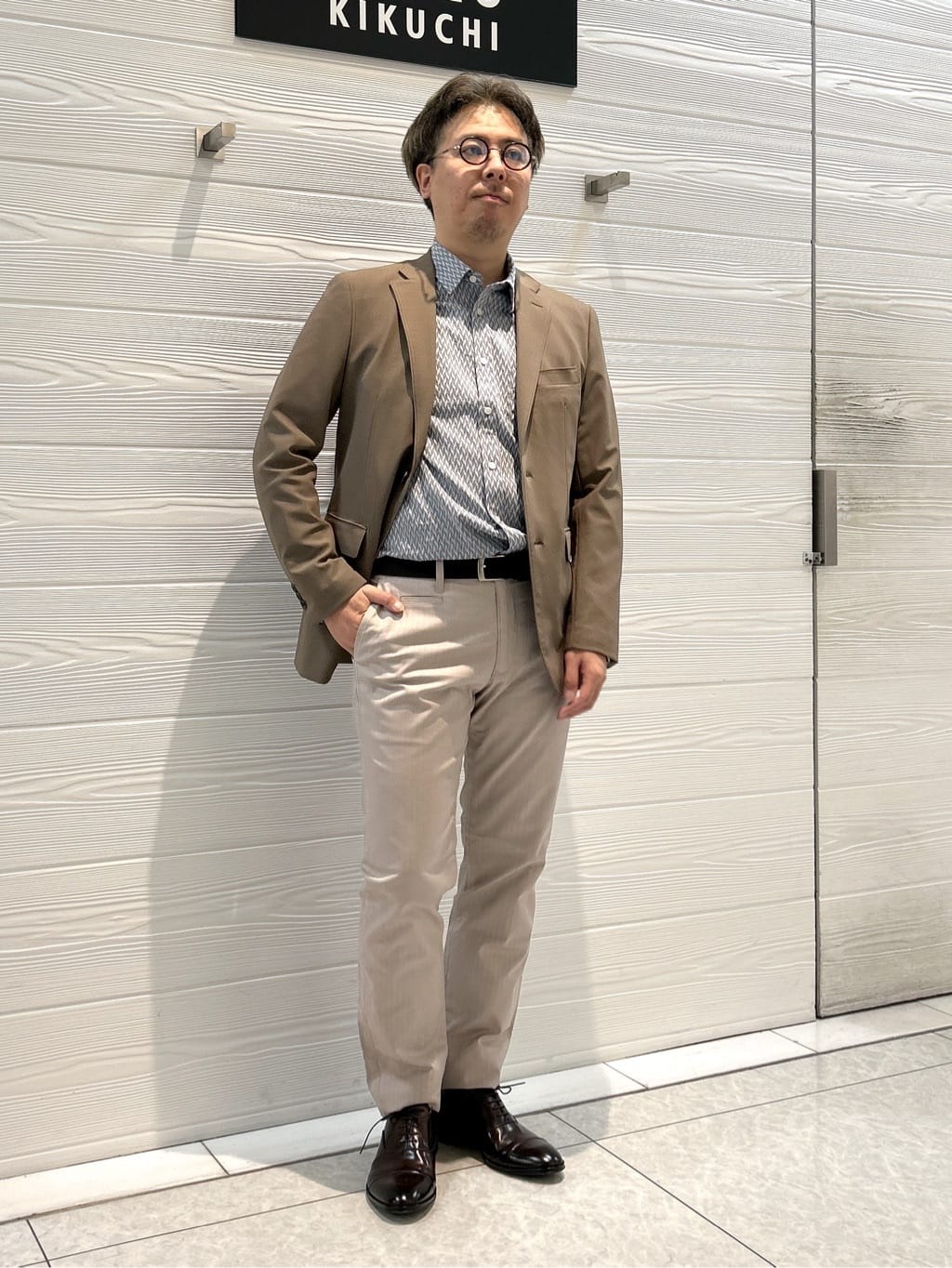 すーさんの「TAKEO KIKUCHI｜【360&deg;ストレッチ／セットアップ対応】None Of Stress ジャケット」を使ったコーディネート