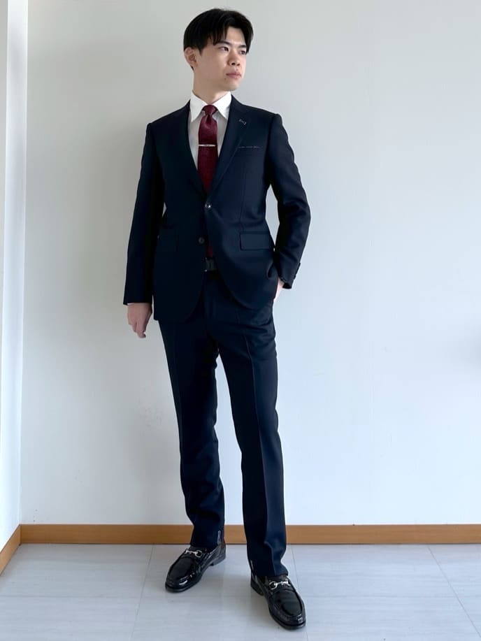 イッシーさんの「TAKEO KIKUCHI｜【Made in JAPAN】市松紋 ドレスシャツ」を使ったコーディネート