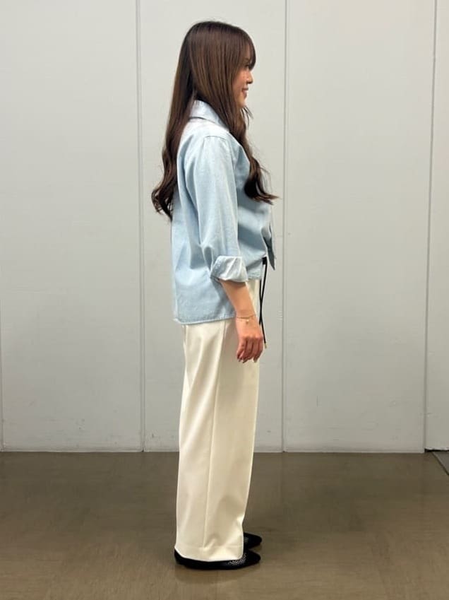 まいさんの「UNTITLED｜◆ストレッチストレートパンツ」を使ったコーディネート