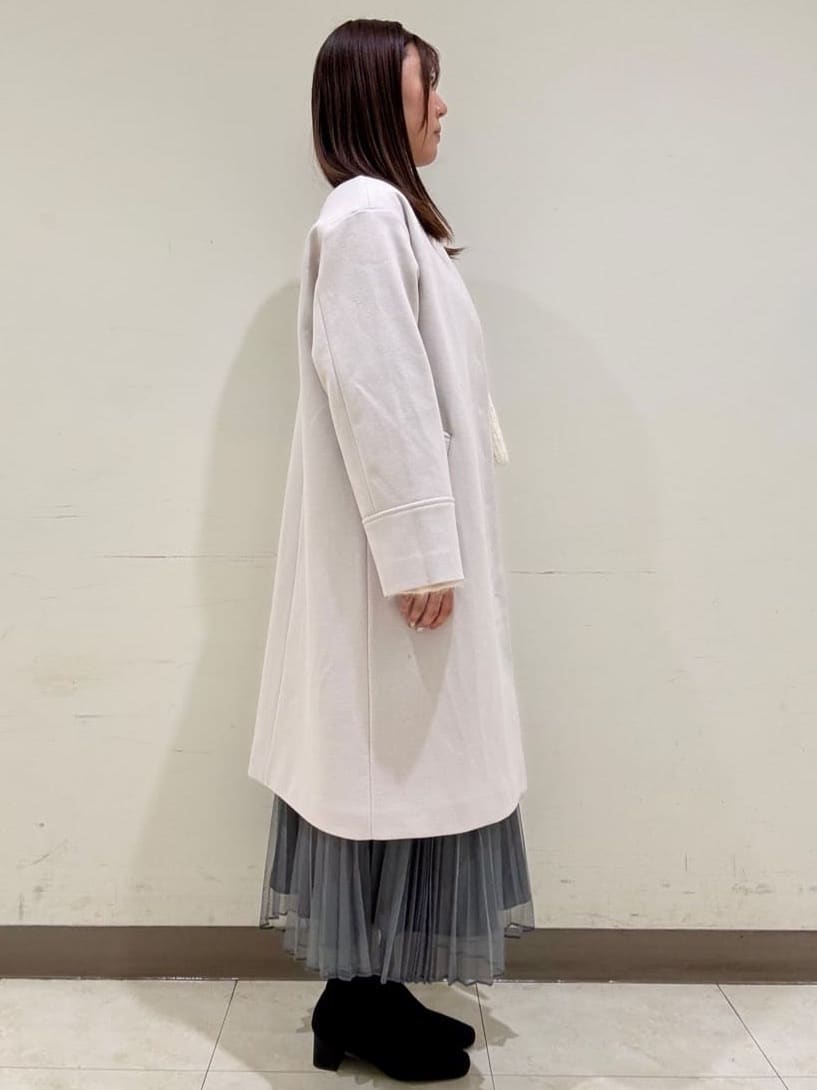 ななさんの「OPAQUE.CLIP｜◆《通勤対応》チュールプリーツフレアスカート【洗濯機洗い可】」を使ったコーディネート