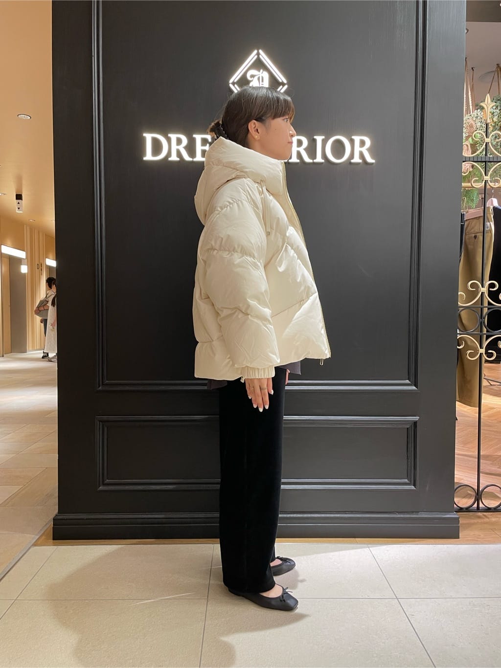 Karinさんの「DRESSTERIOR｜◆ソフトレザーバレエシューズ」を使ったコーディネート