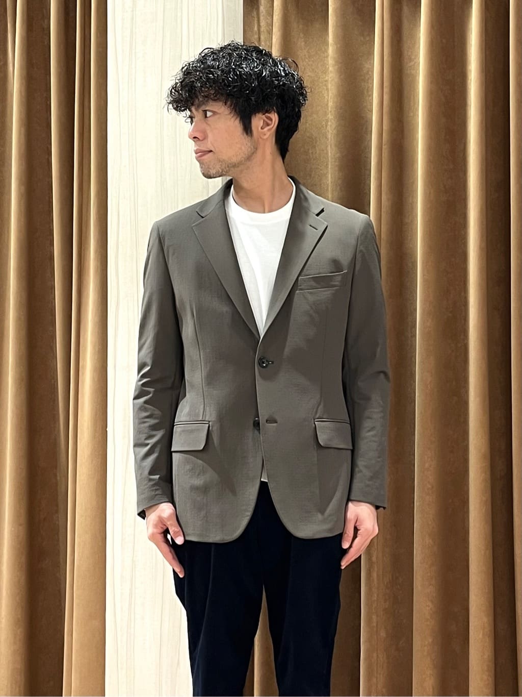 URAさんの「TAKEO KIKUCHI｜【3WAY】ハウンズトゥース ダウンライナー コート」を使ったコーディネート