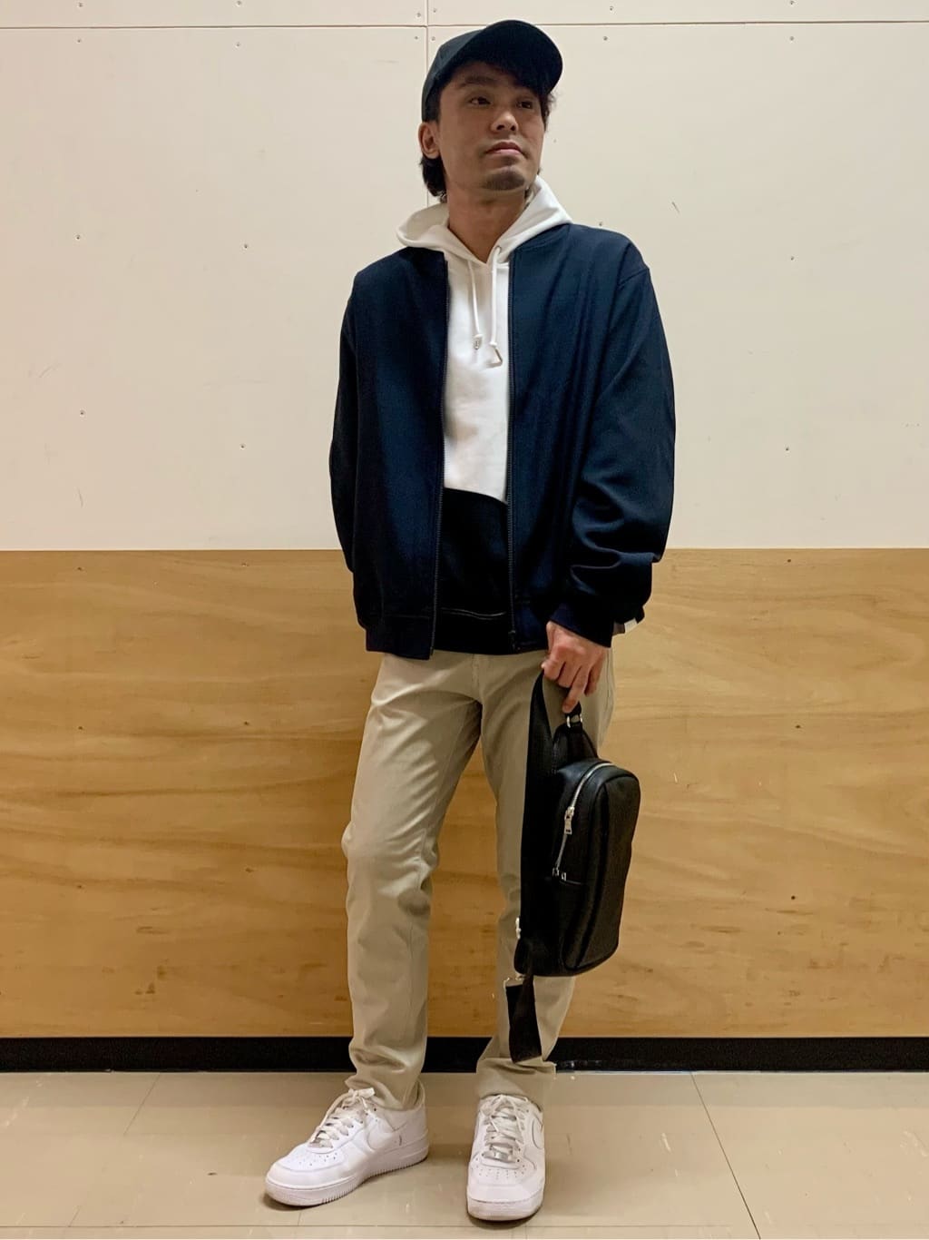MATUさんの「THE SHOP TK｜◆【CAVIAN/キャビアン】リサイクルシャークスキンジップブルゾン セットアップ可」を使ったコーディネート