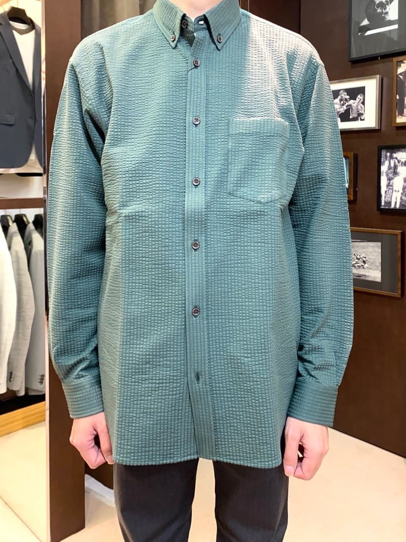 コバヤシさんの「TAKEO KIKUCHI｜【Made in JAPAN】播州織 ヘリンボン ストレート パンツ」を使ったコーディネート