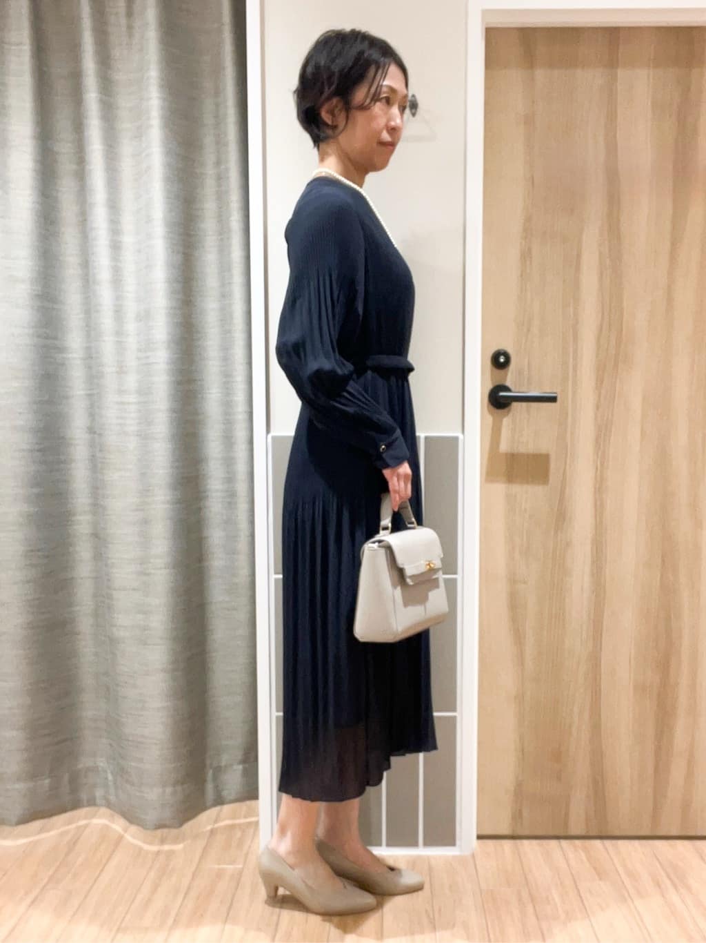 ヨッコさんの「grove｜【人間工学】つつまれフィットパンプス【入卒対応可】」を使ったコーディネート