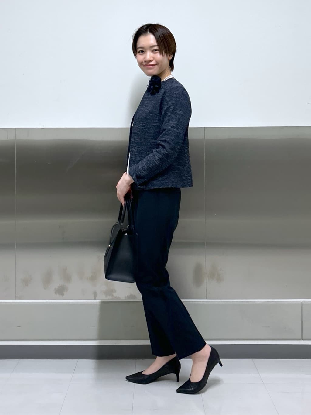 kanaeさんの「INDIVI｜【マルチWAY】3点セットパール調ネックレス」を使ったコーディネート
