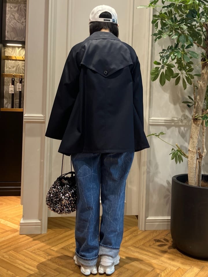 konominさんの「DRESSTERIOR｜スパンコール2WAY巾着バッグ」を使ったコーディネート