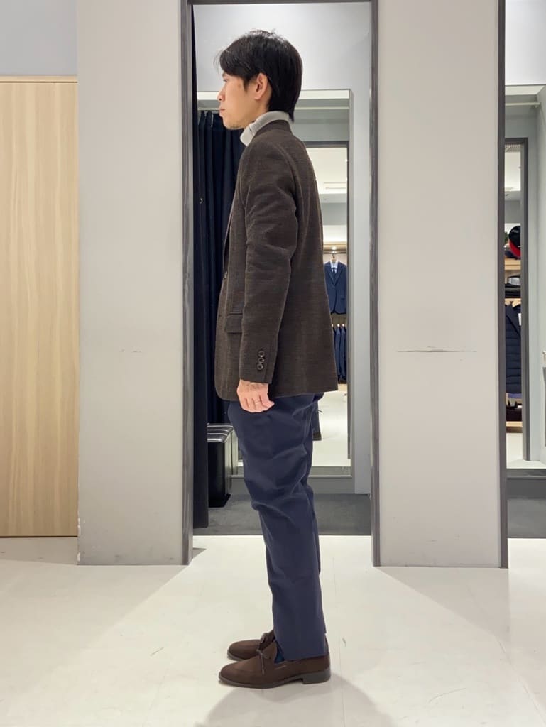 わいずみさんの「TAKEO KIKUCHI｜【全7サイズ&times;8色展開！】トップマルチヘリンボン パンツ」を使ったコーディネート