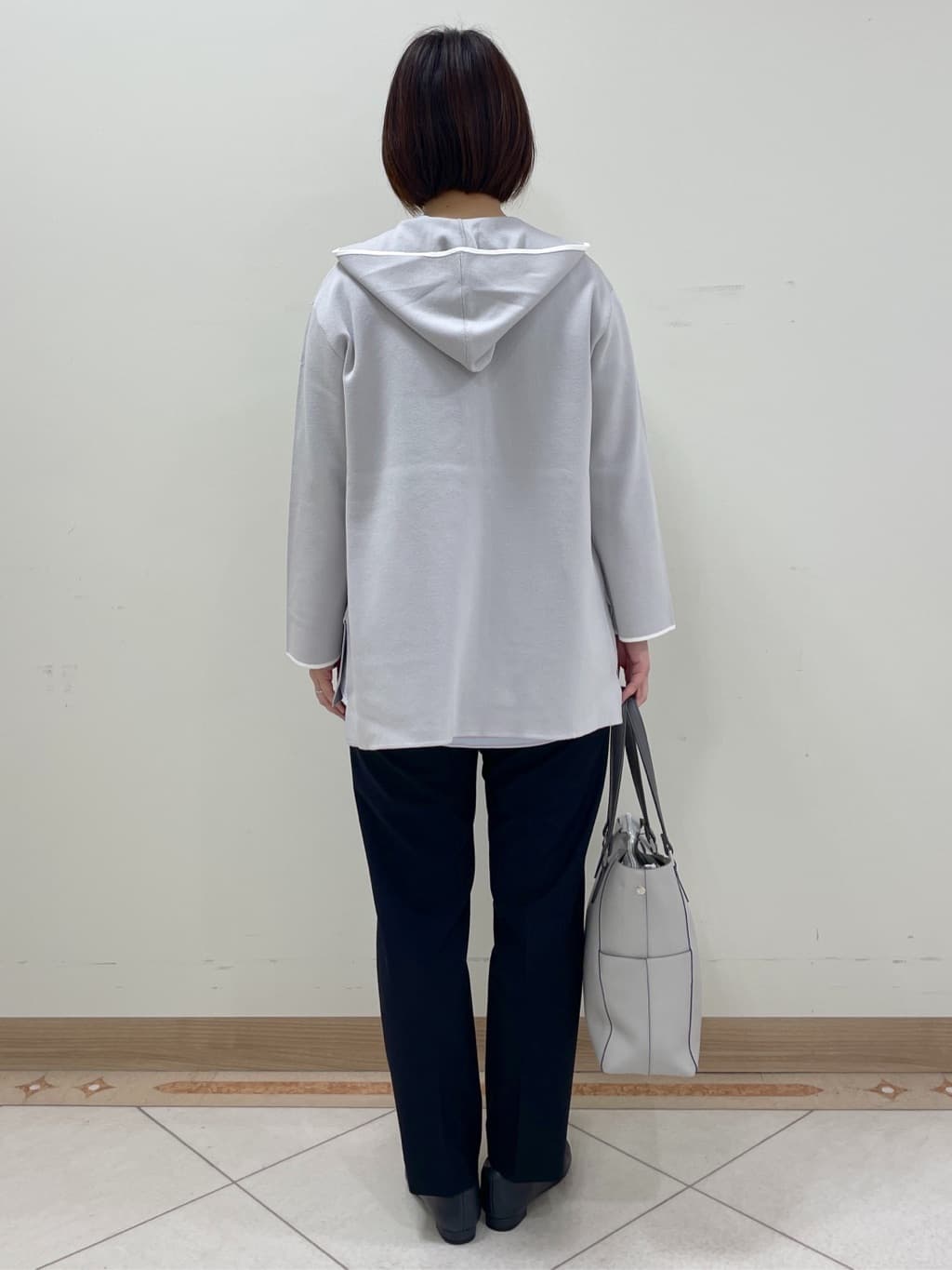 hanaさんの「Reflect｜◆【軽羽織りに◎】フーデッドニットカーディガン」を使ったコーディネート