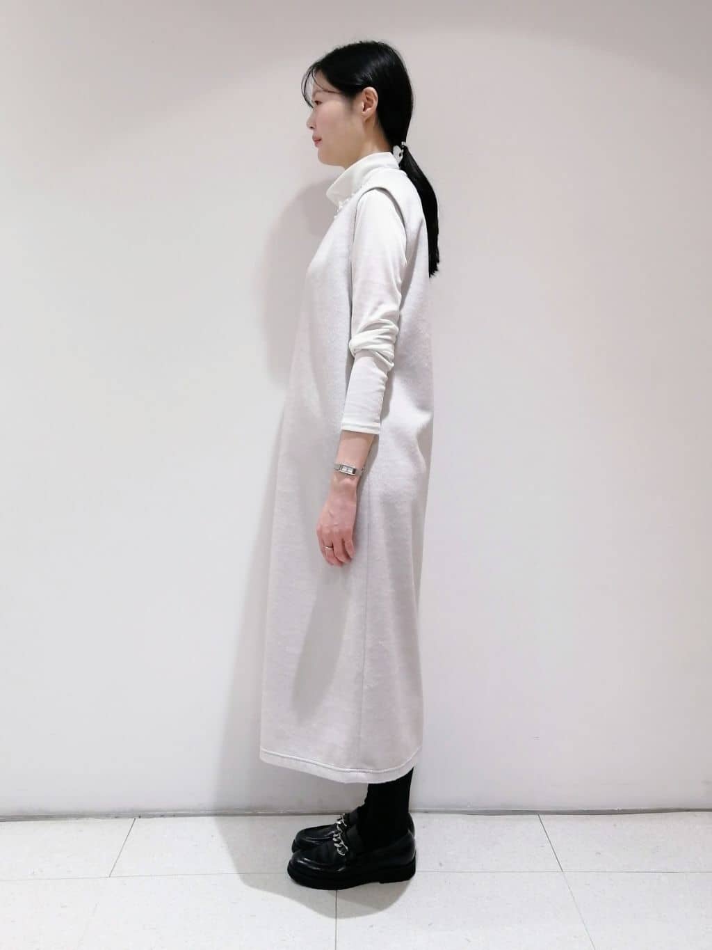 ayanoさんの「INDIVI｜◆ランダム淡水パール2連ネックレス」を使ったコーディネート