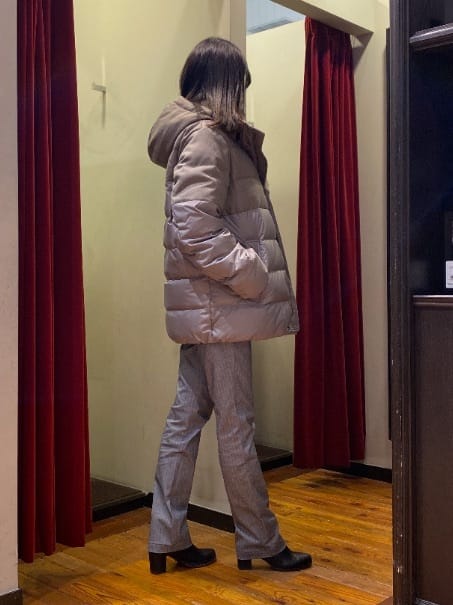 かわぴーさんの「TAKEO KIKUCHI｜【Made in JAPAN】播州織 ヘリンボン ストレート パンツ」を使ったコーディネート