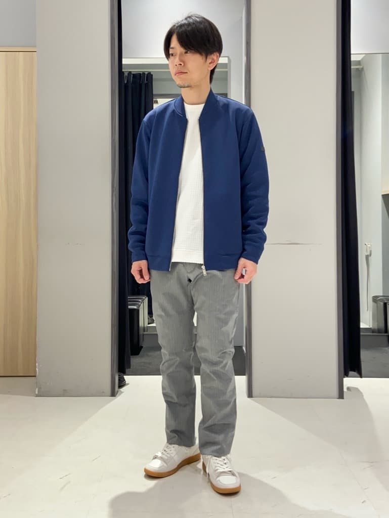 わいずみさんの「TAKEO KIKUCHI｜【全7サイズ&times;8色展開！】トップマルチヘリンボン パンツ」を使ったコーディネート