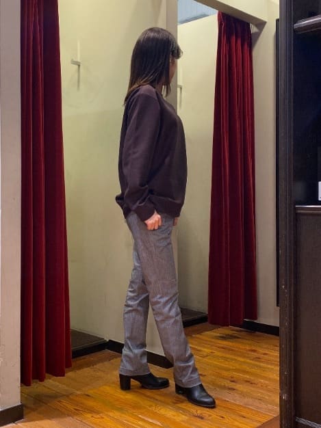 かわぴーさんの「TAKEO KIKUCHI｜【Made in JAPAN】播州織 ヘリンボン ストレート パンツ」を使ったコーディネート
