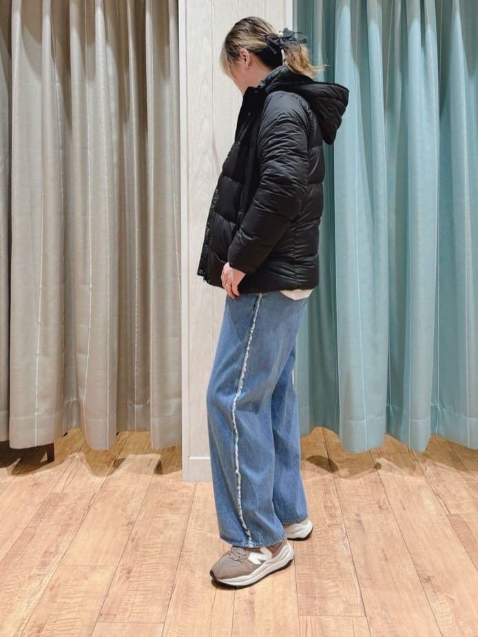 HANAさんの「SHOO･LA･RUE｜◆【洗える/S-LL】着るだけ簡単こなれ感 裏起毛レイヤード風スウェット【SHOO WARM】」を使ったコーディネート