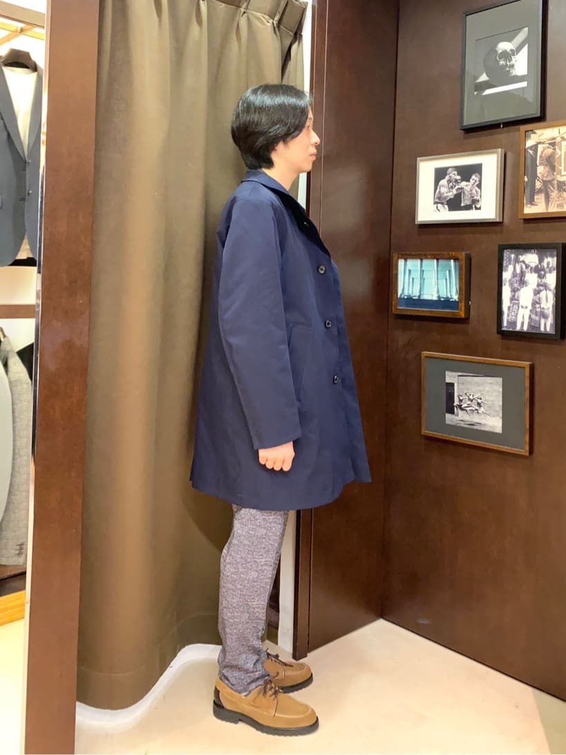 コバヤシさんの「TAKEO KIKUCHI｜【ONOFF対応】TRダブルニット ストレッチパンツ」を使ったコーディネート
