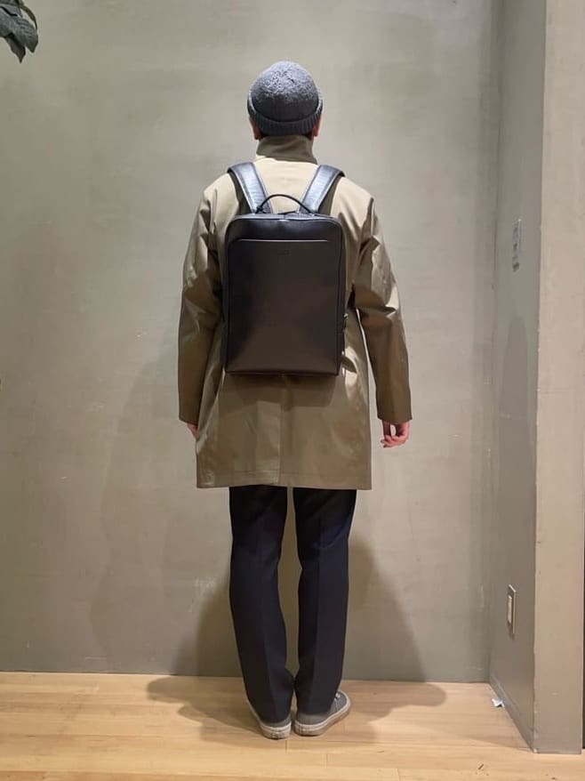 IMAIさんの「TAKEO KIKUCHI｜フルベジタンニンレザー バックパック」を使ったコーディネート