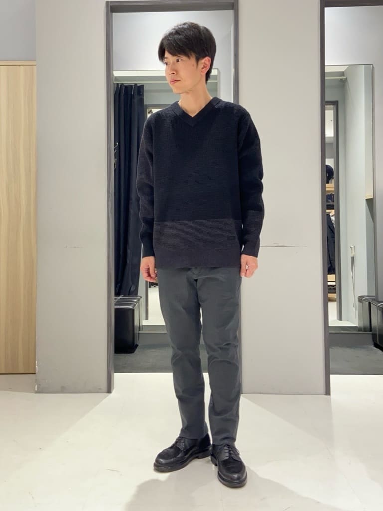 わいずみさんの「TAKEO KIKUCHI｜ウールカシミヤブレンド チェスターコート」を使ったコーディネート
