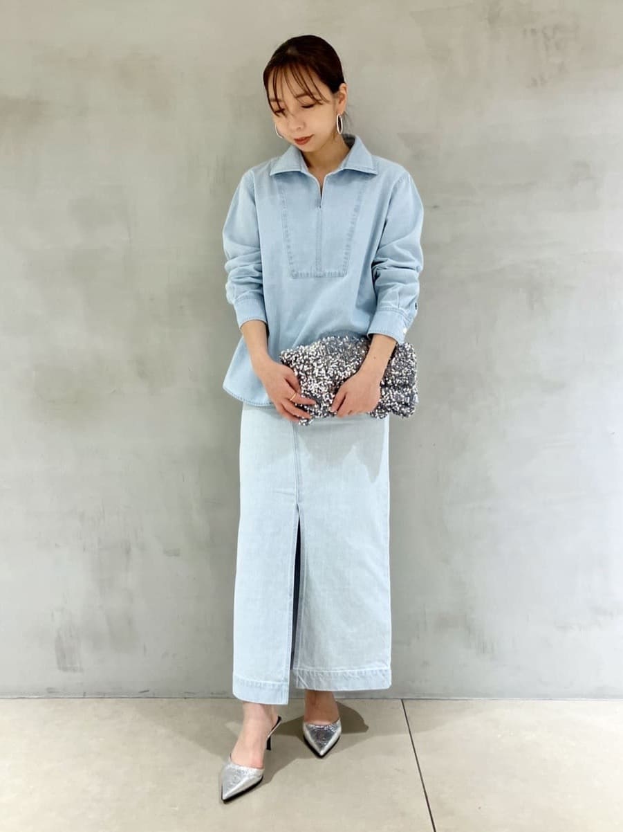 tomoさんの「UNTITLED｜◆セミタイトデニムスカート」を使ったコーディネート
