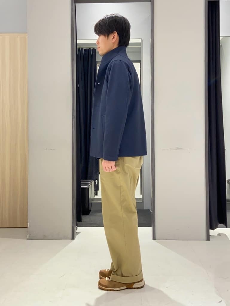 わいずみさんの「TAKEO KIKUCHI｜【DOWN FABRIC】ダウンファブリック スタンドカラーブルゾン」を使ったコーディネート