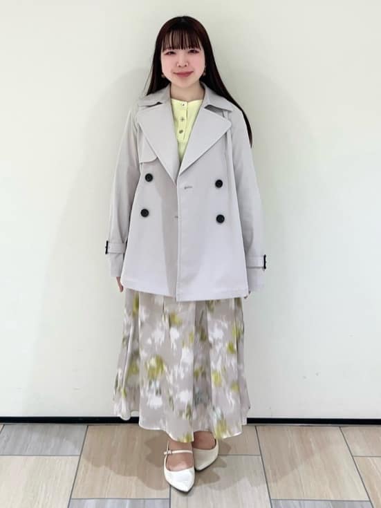 Mitsukiさんの「UNTITLED｜◆【後ろウエストゴム/花柄】ぼかしフラワー プリントスカート」を使ったコーディネート