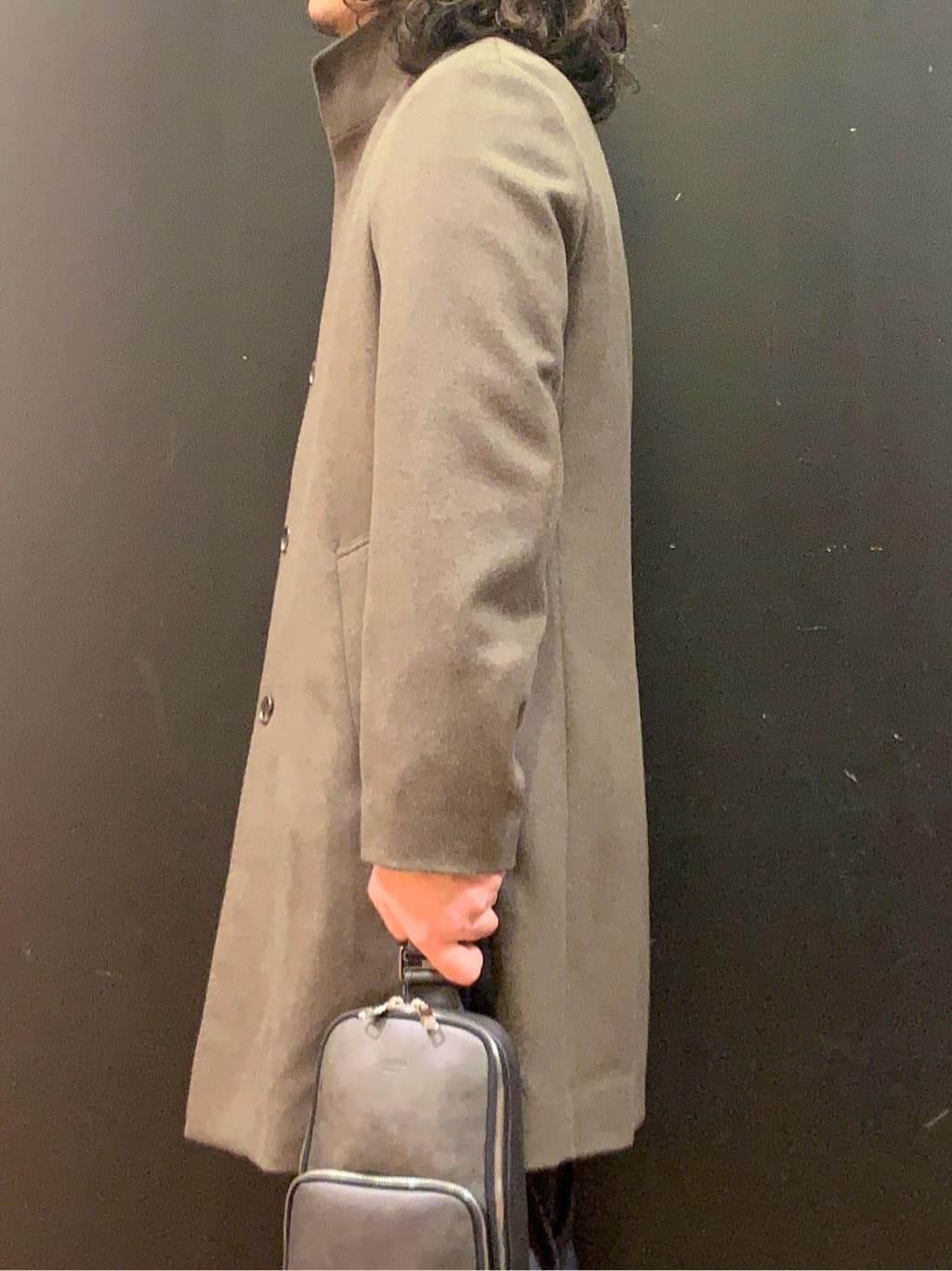 木村剛さんの「TAKEO KIKUCHI｜【ウールカシミヤブレンド】ビーバー調 スタンドカラー コート」を使ったコーディネート