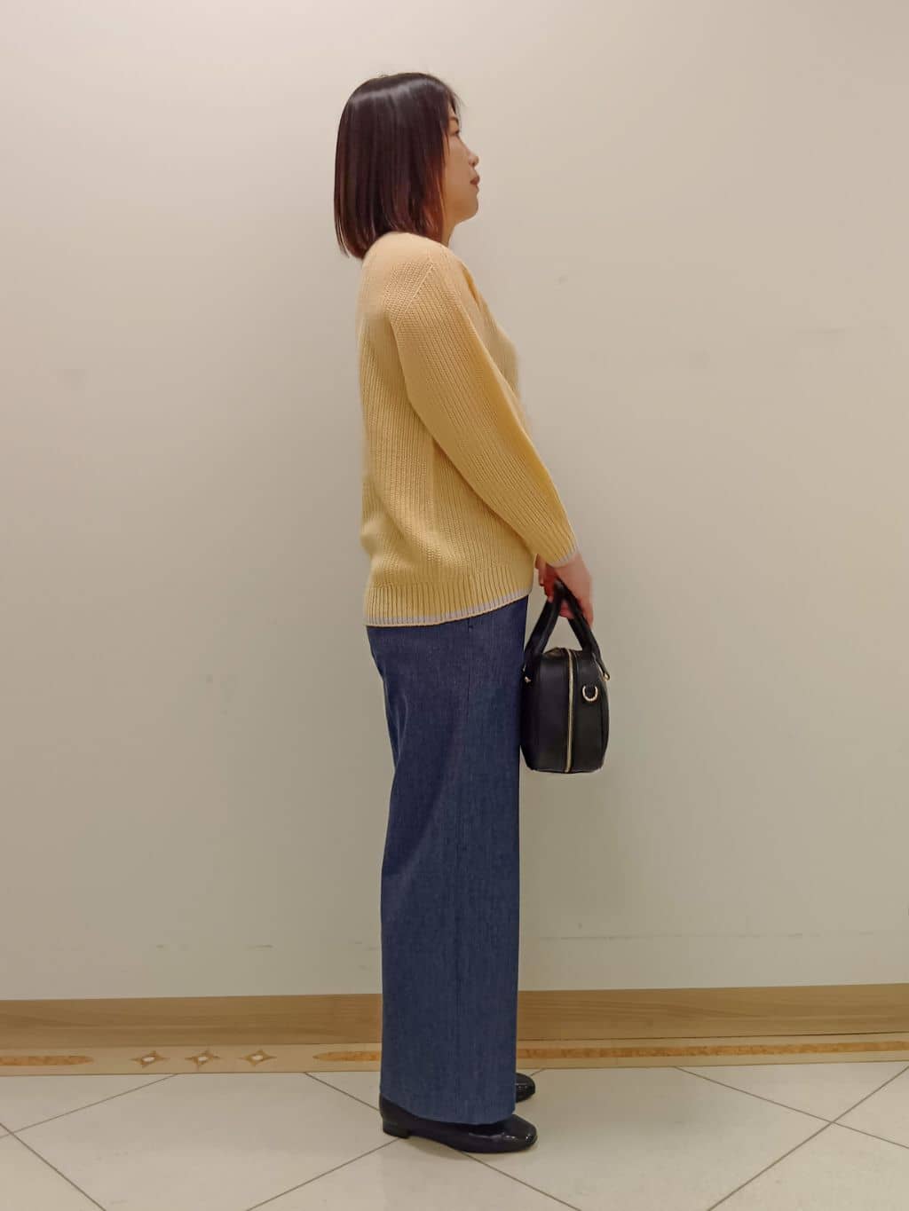 tomoさんの「Reflect｜◆【夏SALE／手洗い可／ホールガーメント（R）】ゆるシルエットニット」を使ったコーディネート