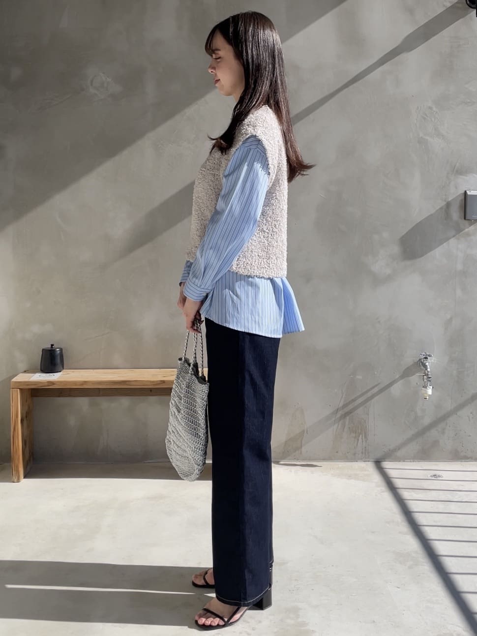 NATSUMIさんの「grove｜【Lee&times;grove別注】WIDE DENIM PANTS」を使ったコーディネート