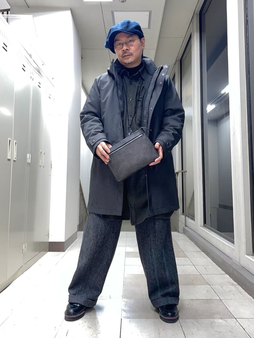 MAKOTO AIさんの「TAKEO KIKUCHI｜【3WAY】ハウンズトゥース ダウンライナー コート」を使ったコーディネート