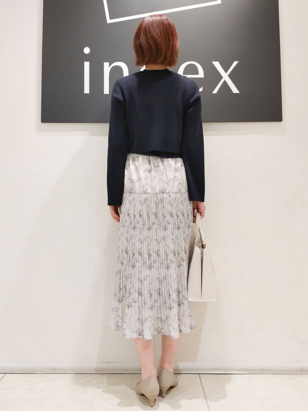 n.さんの「index｜◆《ツインセット》カーディガン&times;ニットドッキングワンピース【洗濯機洗い可】」を使ったコーディネート