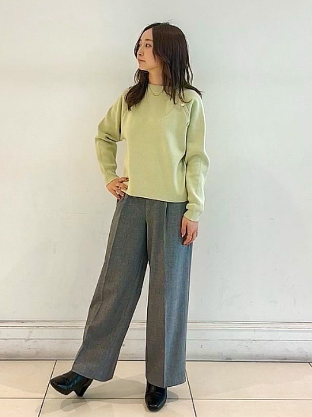 saito.さんの「grove｜◆フーデットミドルコート」を使ったコーディネート
